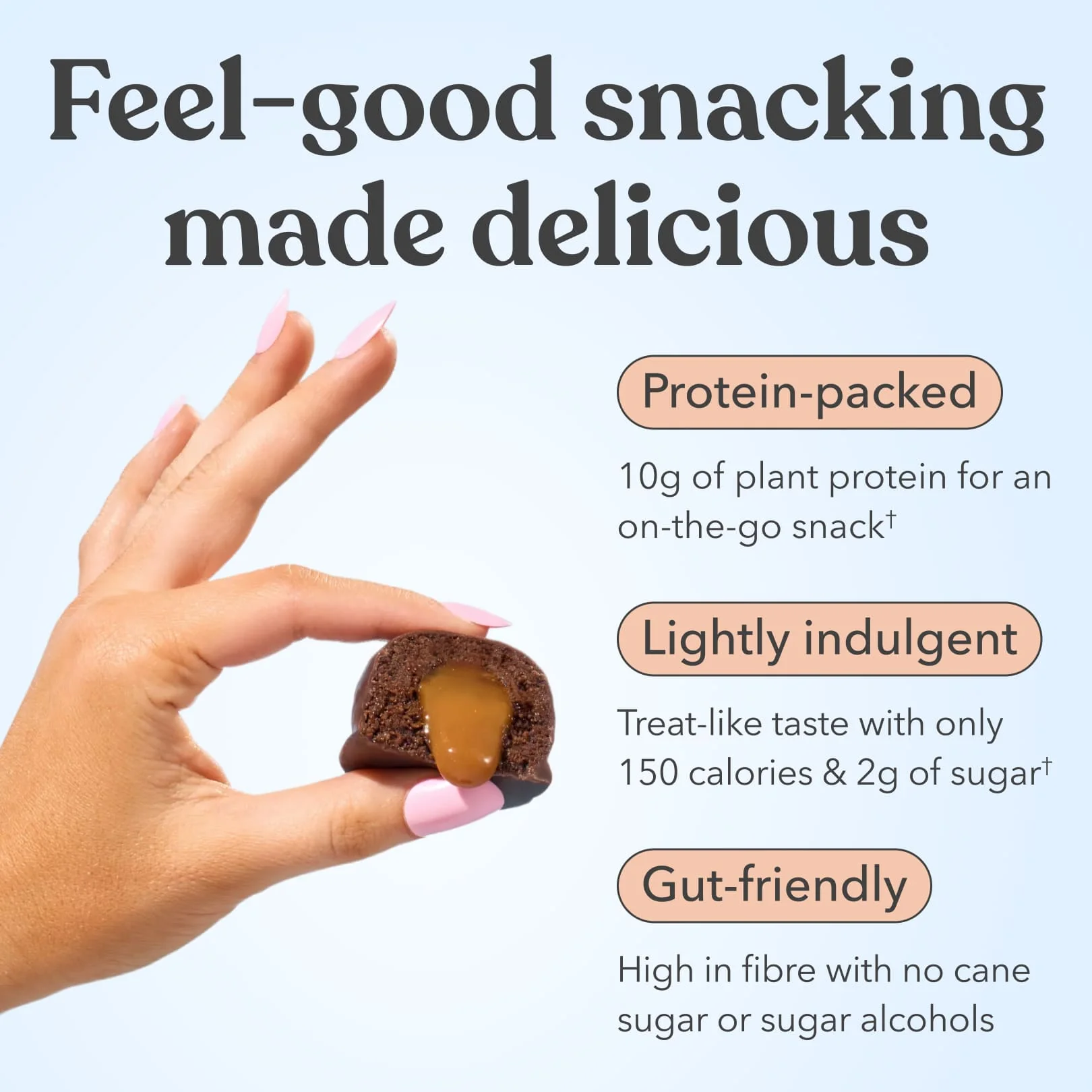Choc Caramel Plant Protein Ball - Image 3